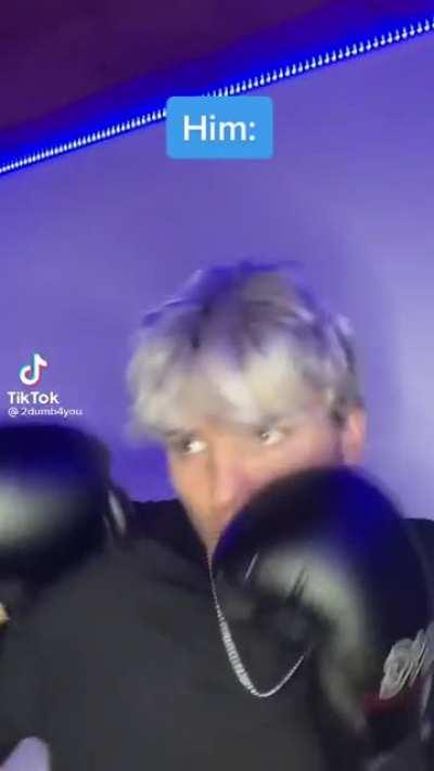 Just a dude kissing a dude