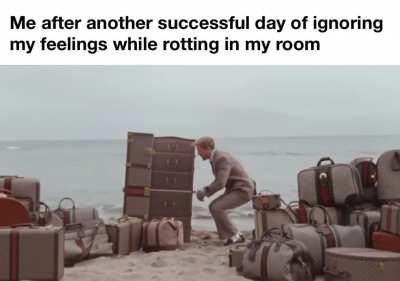 I only really leave the house at this point if I have to and hate every second I am outside