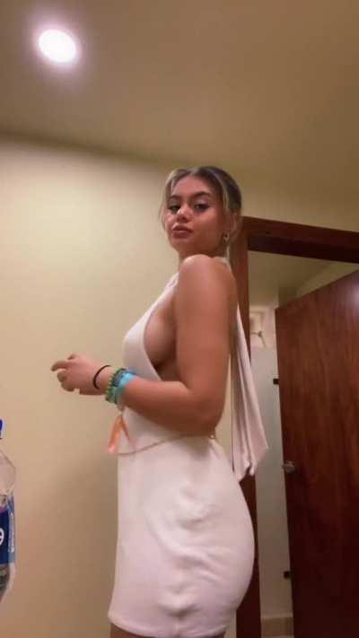 Beautiful in white dress