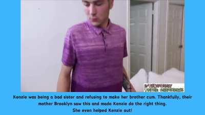 Brooklyn hates when her daughter Kenzie bickers with her brother