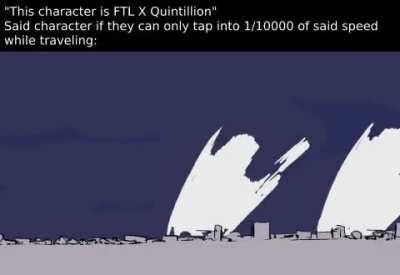 I usually stand with more up there interpretations on how powerful characters can be but said many times, speed is the one aspect I always give the biggest doubt on. Combat speed ≠ travel speed argument only goes so far