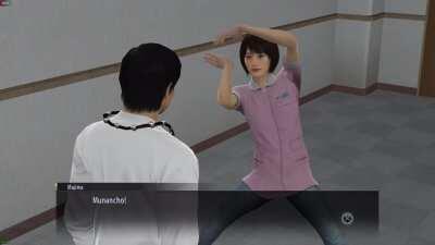Makoto doing the hustle