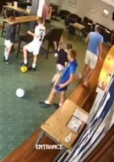 horror tackle ends soccer players carrier