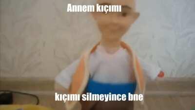 Çikolatalı popo ( 😳) sil anne 😎