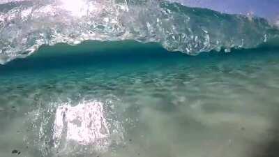 Crystal clear wave