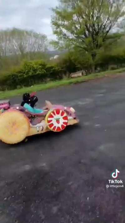 Ash Ketchum/Charizard, Vanellope von Schweetz, Final Fantasy and Mariokart by Littlejem