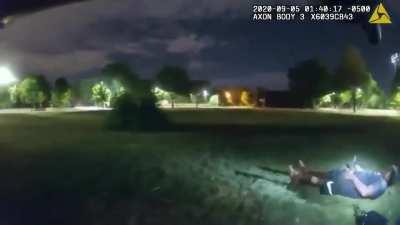 Man charges Chicago PDs with a knife, overcoming the effects of a taser, and stabs a female officer. Gets shot afterwards. (NSFW)