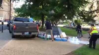 o7 to these heroes bravely defending citizens from the terror of fresh water