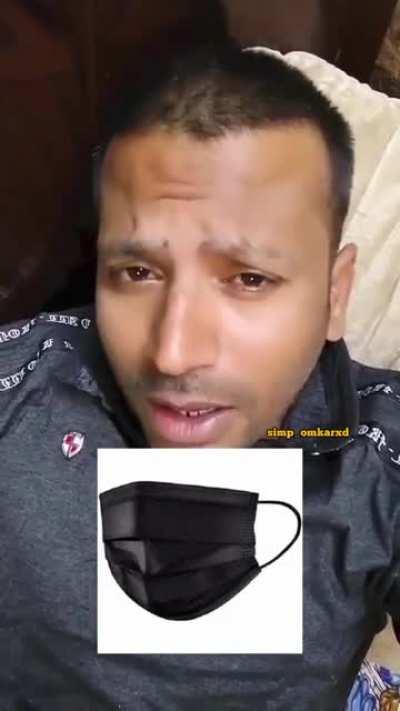 title black mask phene wale ladke