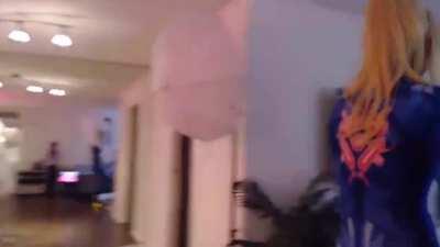 Zero Suit Samus cosplay 🍑