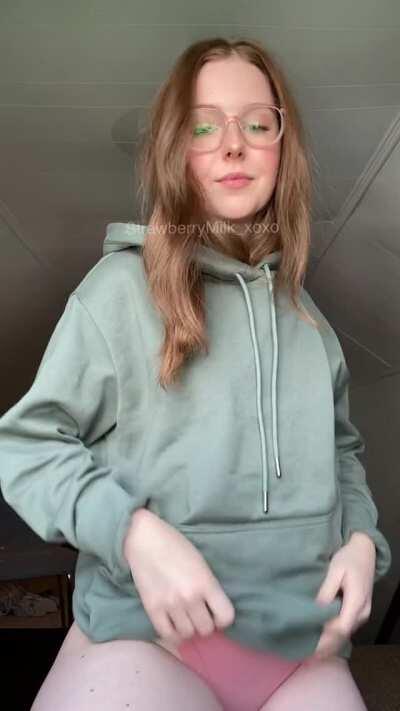 Here’s a quick peek under my hoodie