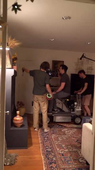 Upset on set - instagram Nov 2023