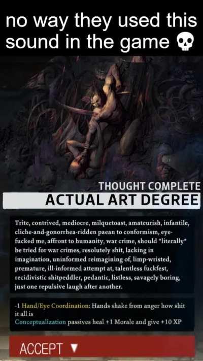 I can't believe they left this in there