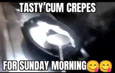 Dairy free, CUM based diet for vegans , very very testy 😋😋👌