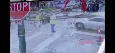 WCGW driving in a construction site