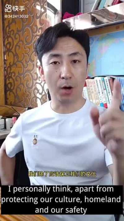 Guy from China shares his thought in social media