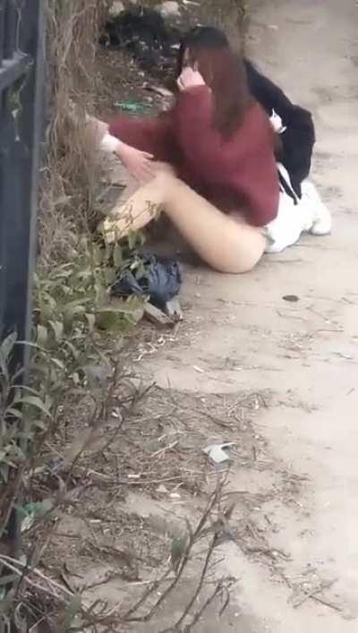 WCGW climbing the fence