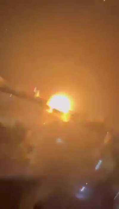 Iranian BM direct hit in Central Israel