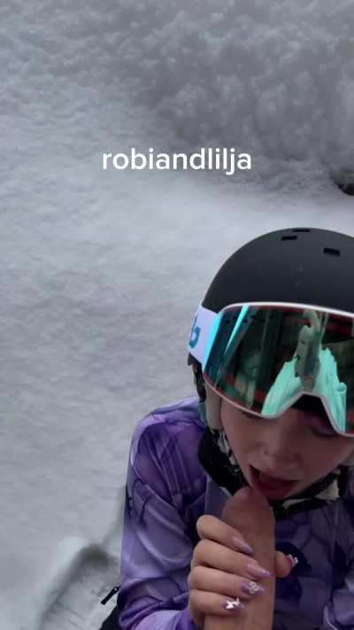 🥵 SKI TRIP GONE WILD 🥵 our newest public sex tape on our onlyfans ❤️