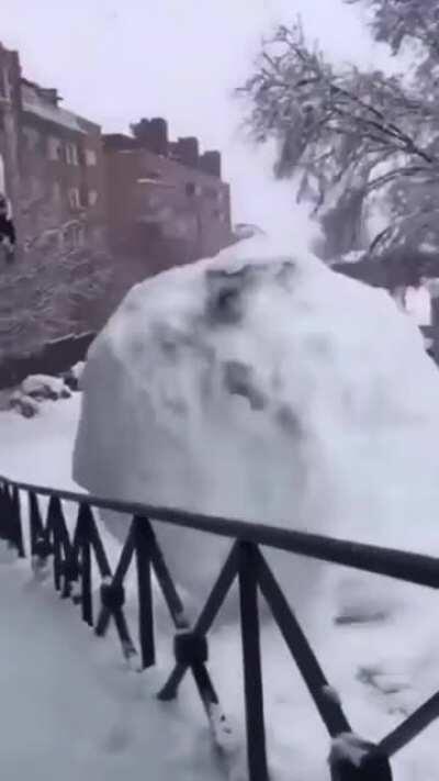 Snow in Spain, a series of unfortunate events.