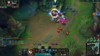 Leona gets ganked, gets a double kill