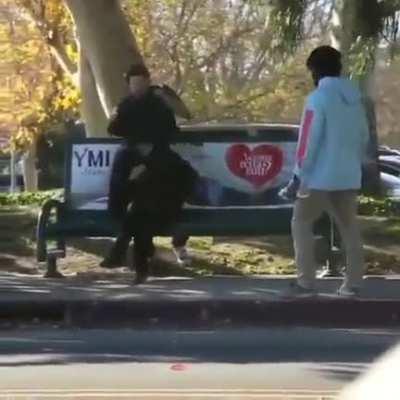 Pulling a prank and watching people freak