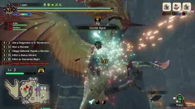 I know it’s not the most impressive play but I just swapped to SnS and this is probably the most badass thing I’ve ever done in MH