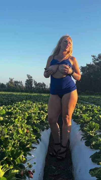 Hope you’re in the mood for strawberries and cream