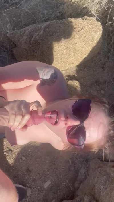 Went to Joshua Tree 🌲 Just so he could film me being a CUM SLUT…I loved it!