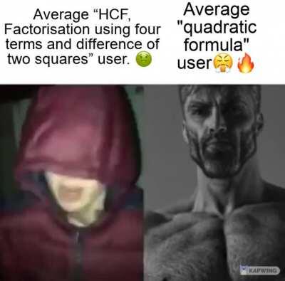 b±√(b²-4ac))/(2a) gang 😤🔥