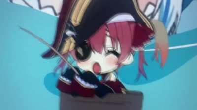 Marine vs Gura - Wild Battle!