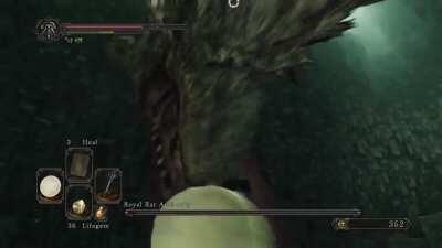 My second attempt at the rat boss. I had no idea vomit was part of his moveset