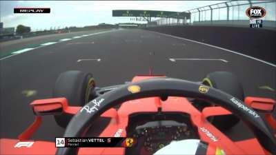 Onboard audio of Vettel's engine failure