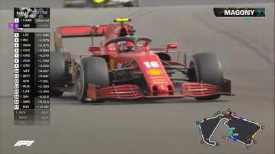 Hamilton wins the British GP with a blown tire!