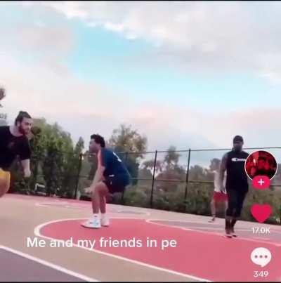 TheWeeknd trying out for the Lakers!