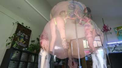 (F) Classy and Gassy star in their HOTTEST double poop vid they've ever made! POV they are your two strippers giving you a VIP lap dance and have been holding their shit in ALL NIGHT. They simply can't hold it anymore and shit right in front of you, one o