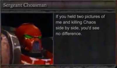 Least fanatical man in the imperium