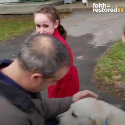 These two girls fell in love with a photo of a shelter dog — and they're about to find out that their mom secretly adopted her