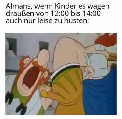 Nachbar Alman-Andi sorgt natürlich für Ruhe und Ordnung /s