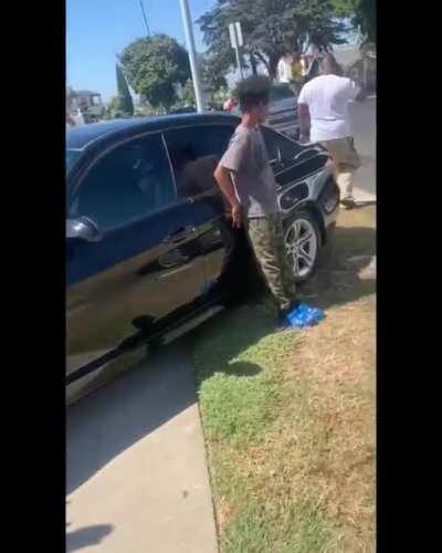 To teach lil bro how to drive