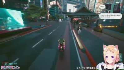 Aki being Aki in Cyberpunk 🍎[Stream Highlights]