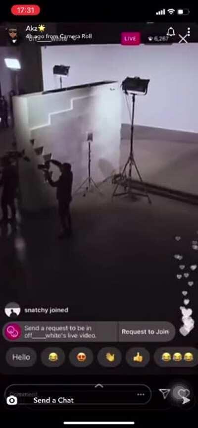 OFB featured for OffWhite runway show