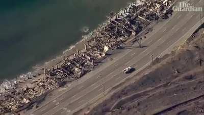 Before and after footage of neighborhoods destroyed by LA wildfires