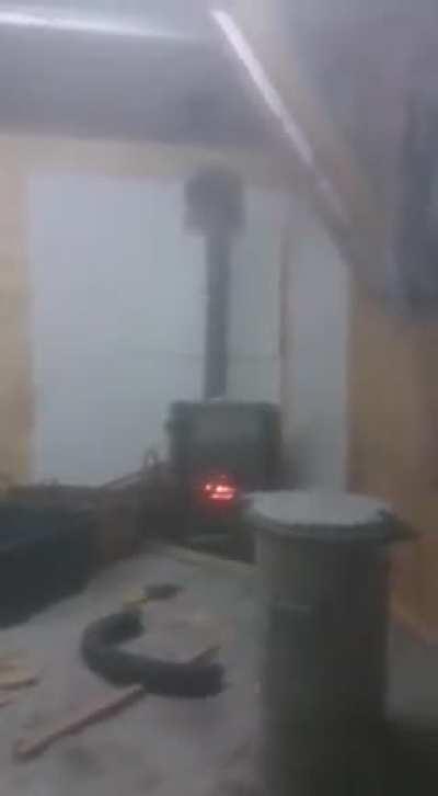 Putting a flammable can in an oven