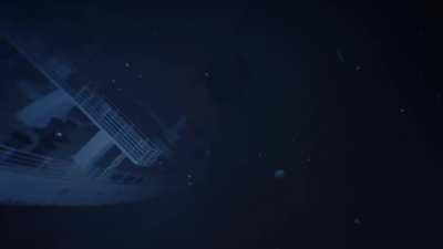 What it must have looked like as Titanic went down