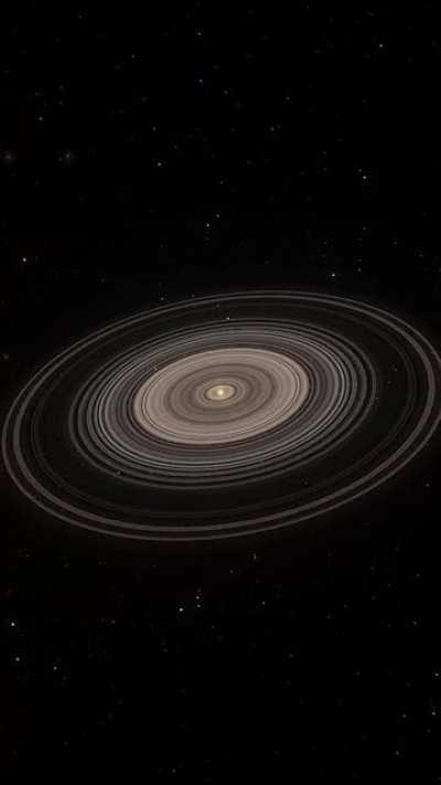 If J1407 b, the Super-Saturn, replaced Saturn, this is what it would look in our sky.