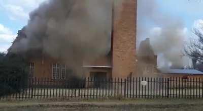 Church roof collapse in Secunda (19 June 2021)