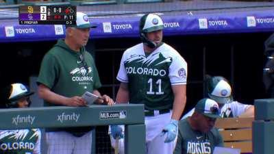 [Highlight] [Highlight] Machado gives up body (nose) and soul to get to foul ball, still has time to throw a rocket to home so runner doesn't tag up and score.