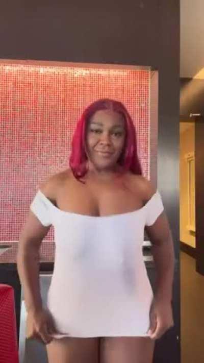 I just want to show you my naked ebony body