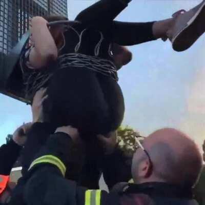 Playing basketball the wrong way